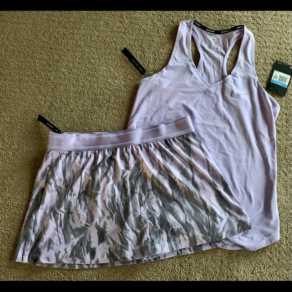 NWT Nike court tennis outfit wms med